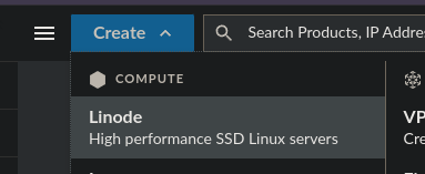 Create a Linode
